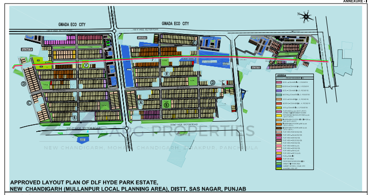 DLF Annexure- approved layout plan